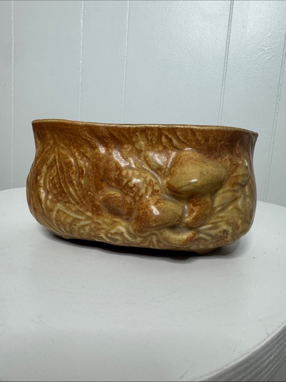 Vintage ceramic mushroom planter